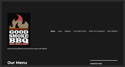 Desktop Screenshot of goodsmokebarbecue.com